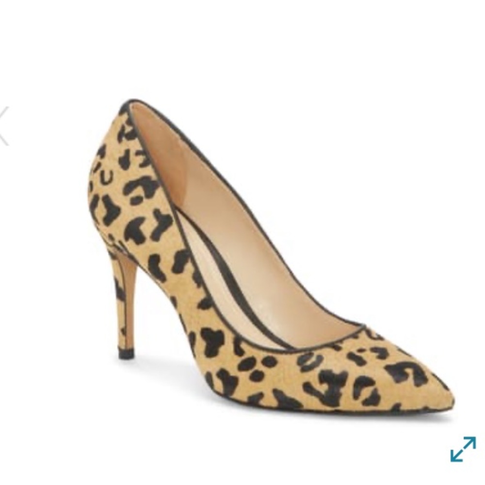 *EUC* calf hair leopard print heels Fall FAB!!
